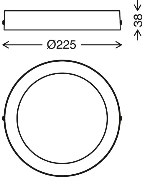 Telefunken 309502TF - LED RGBW mennyezeti lámpa LED/18W/230V 2700-6500K WiFiTuya