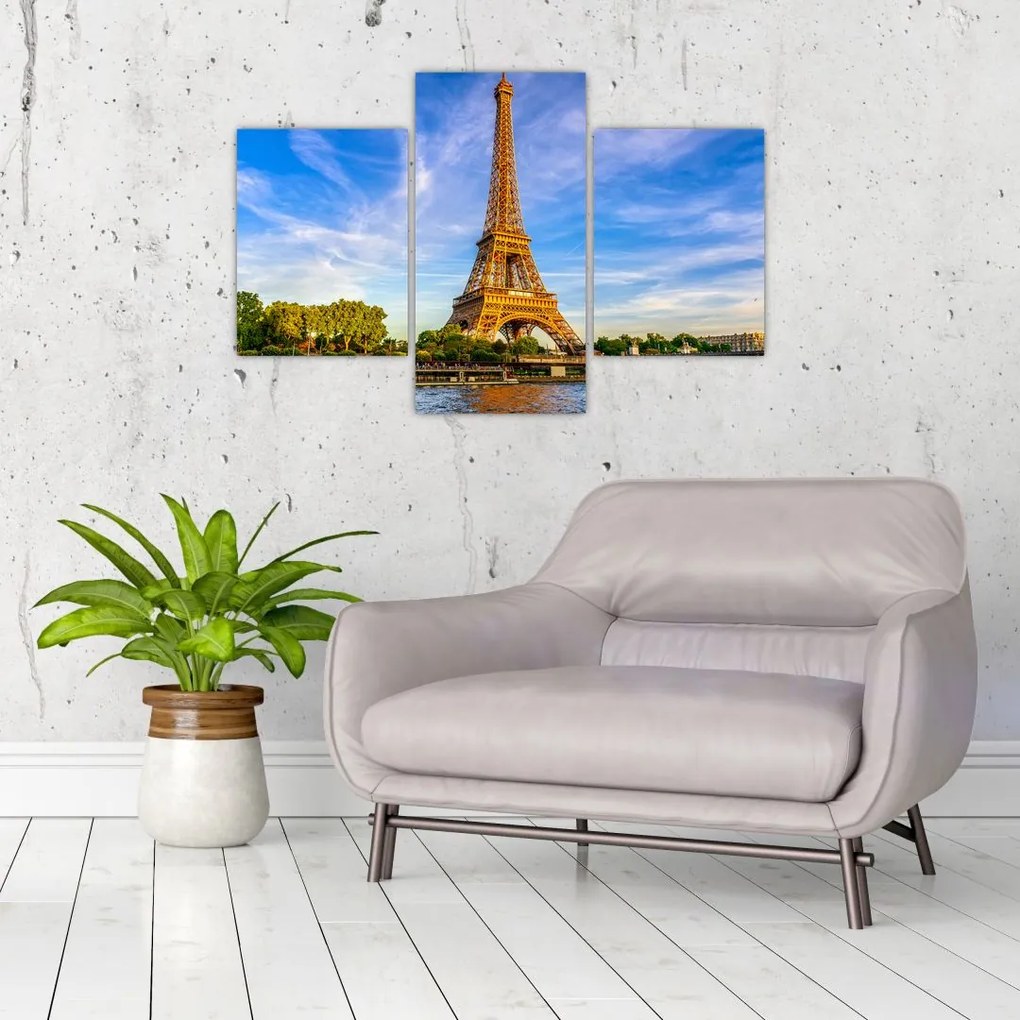 Kép - Eiffel-torony (90x60 cm)