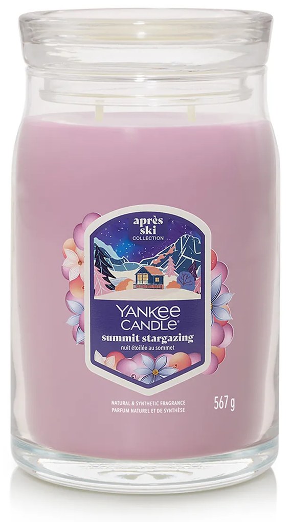 Yankee Candle Illatos gyertya, nagy Signature Summit Stargazing, 567 g, L