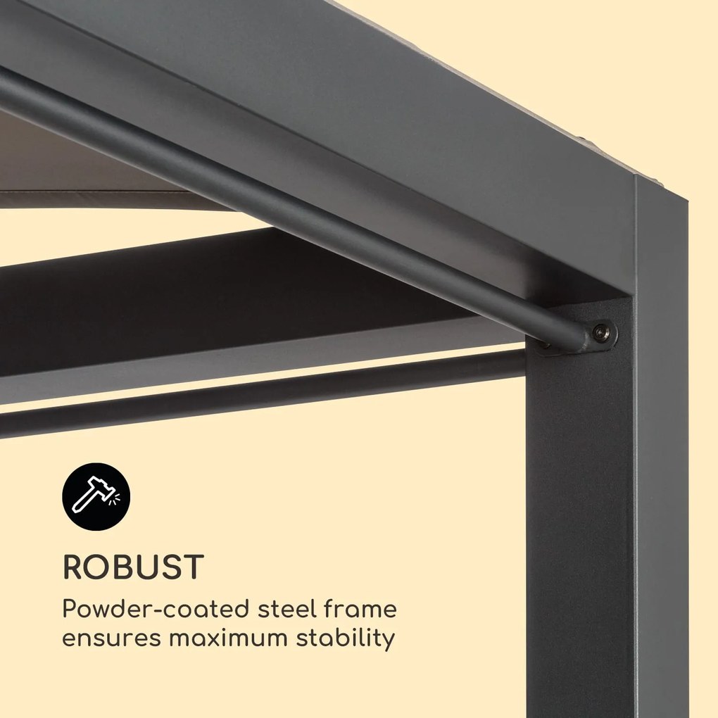 Eremitage Double XL napozóágy, 2 fő, fém váz, tető, függöny