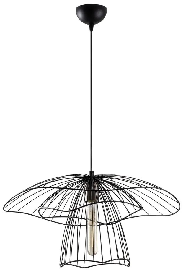 Fekete függőlámpa ø 50 cm Tel – Opviq lights