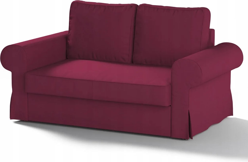 Dekoria Backabro 2 személyes összecsukható kanapé huzat Ikea rózsaszín