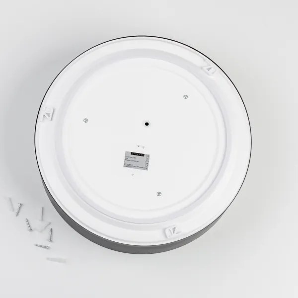 Brilagi - Fürdőszobai mennyezeti lámpatest POOL 3xE27/15W/230V átm. 40 cm IP54 fekete