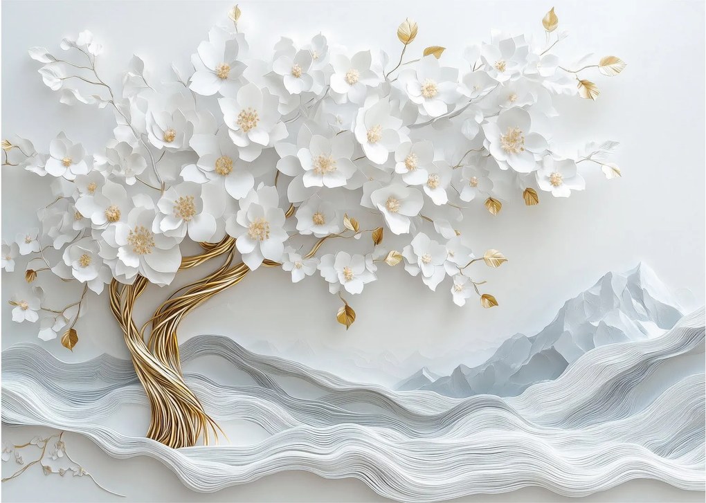 Kép – 3D elegáns életfa (70x50 cm)