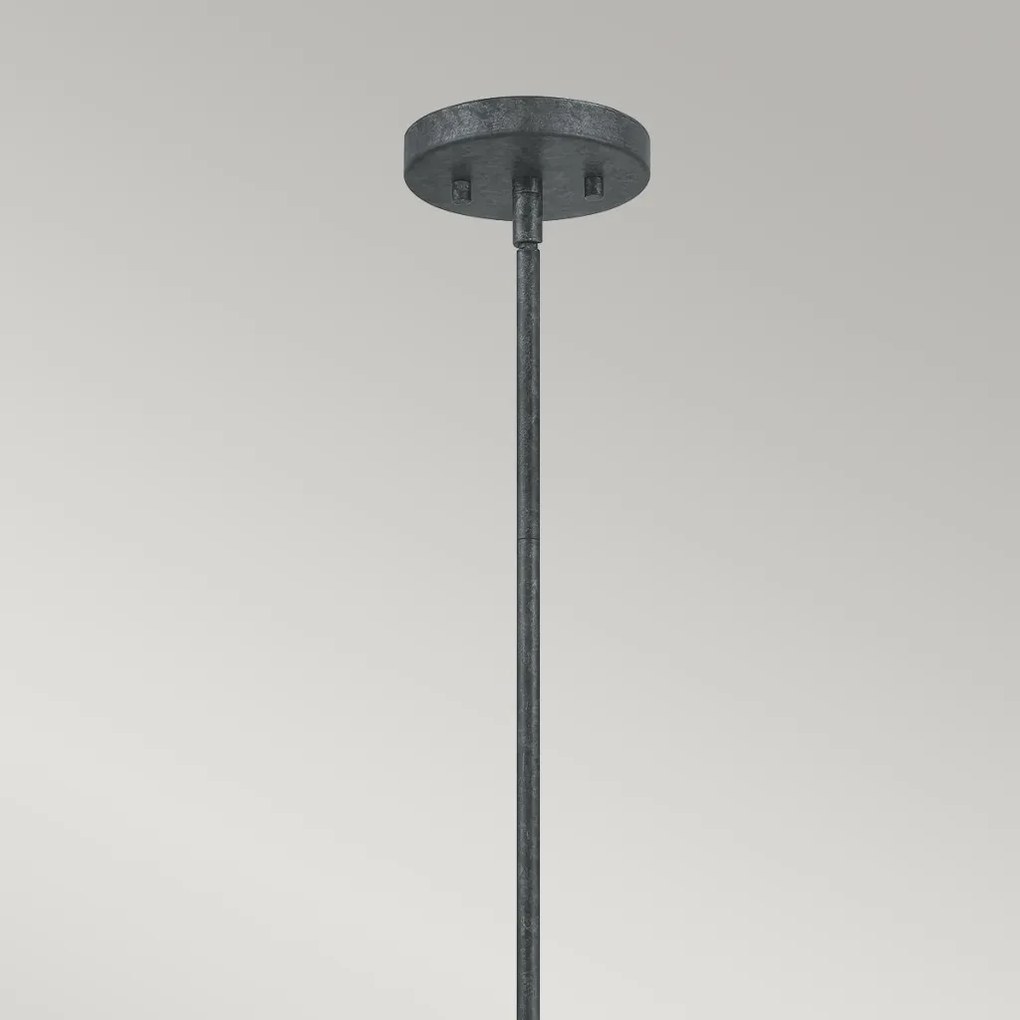 ELSTEAD QZ-VANGUARD-3P-OK VANGUARD Klasszikus Függesztett Lámpa Fekete E14 IP20