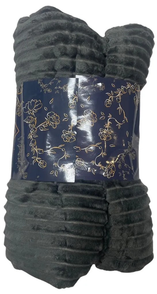 Takaró Luxur sötétszürke 150x200cm TiaHome