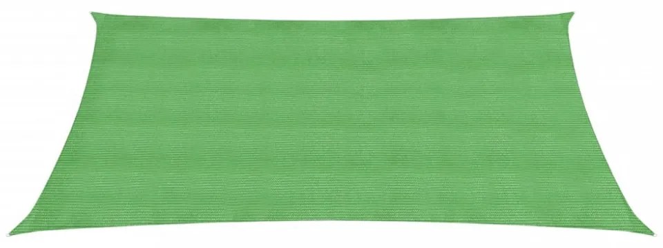 világoszöld HDPE napvitorla 160 g/m² 3 x 4 m