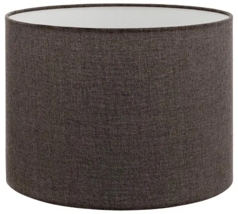 LED állólámpa TUNJA 1xE27/20W/230V, átm. 30 cm, matt króm/barna