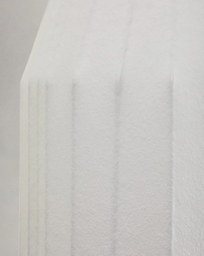 Fehér mennyezeti lámpa textil búrával ø 30 cm Somar – Kave Home