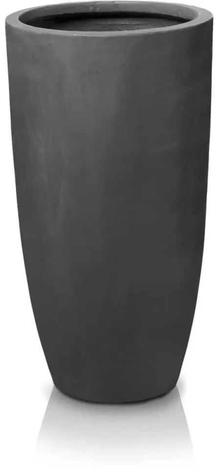 PX Henger Alakú Beton hatású Kaspó - antracit