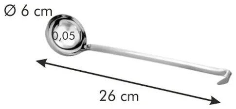Tescoma GrandCHEF merőkanál átmérője 6 cm, 0,05 l, 6 cm átmérőjű