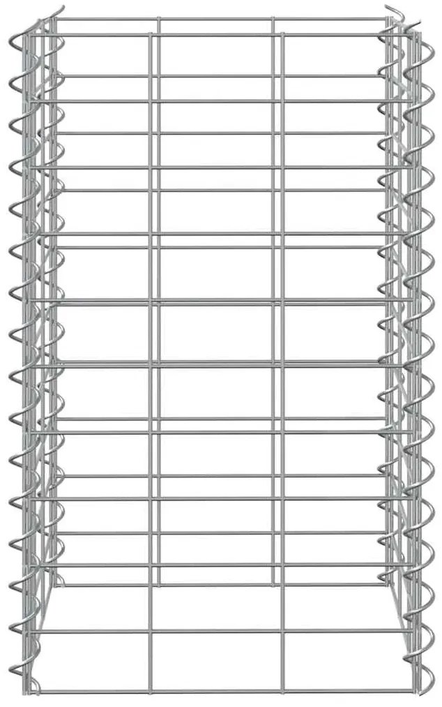 3 db vas gabion magaságyás 30 x 30 x 50 cm