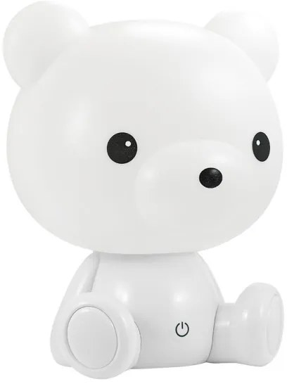 LED Szabályozható gyerek éjjeli lámpa 2,5W/230V fehér medve