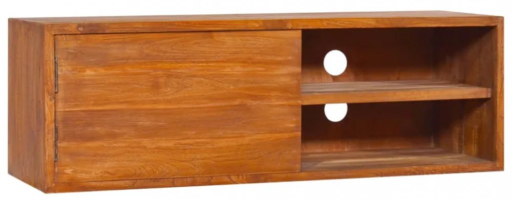 tömör tíkfa fali TV-szekrény 180 x 30 x 30 cm