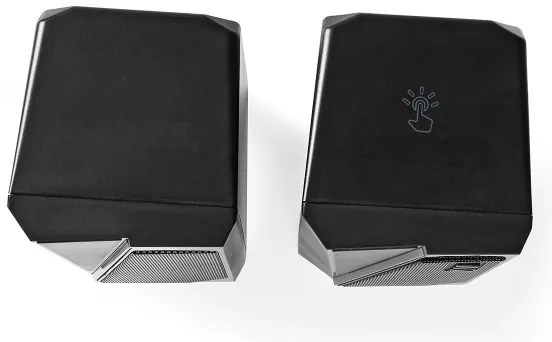 Nedis GSPR31020BK - KÉSZLET 2x LED RGB Gaming hangszóró 18W/5V