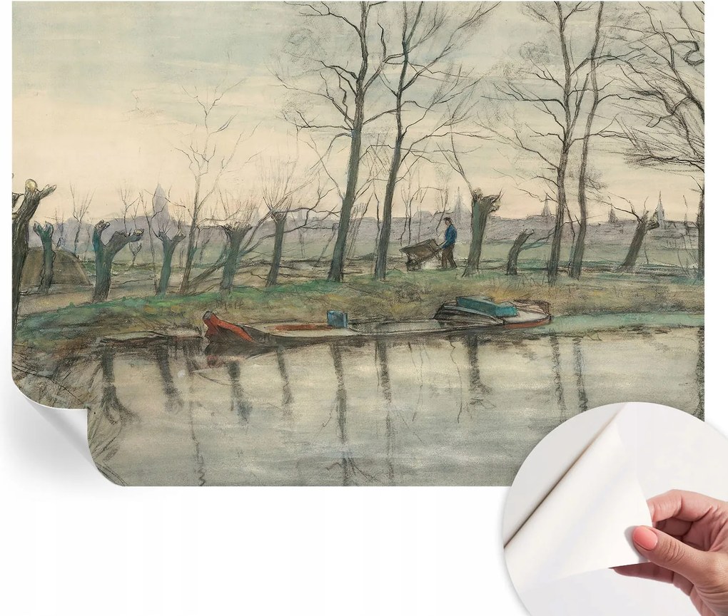 Dekoratív öntapadós fotótapéta Hálószobába Téli táj 312x219