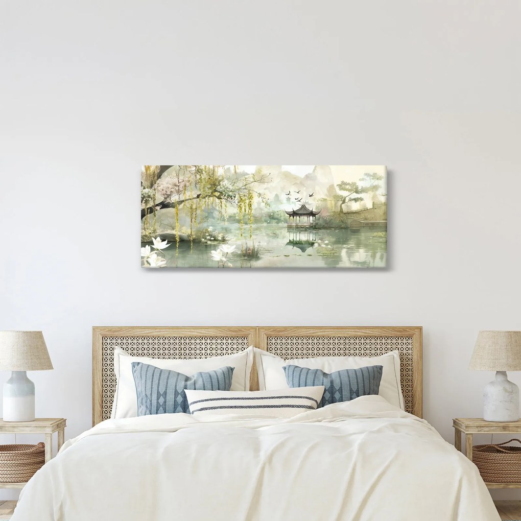 Kép - Kínai tó (120x50 cm)