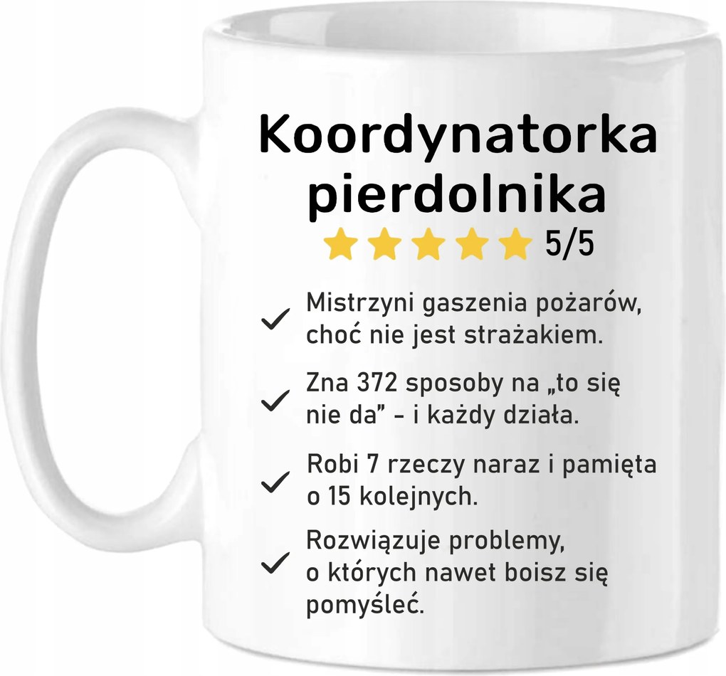 Bögre " koordinátor" Munka Vicces Vezető Ajándék