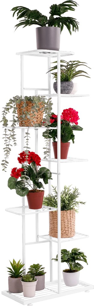 Fém állvány a virágokra, fehér, BAMIR TYP 2