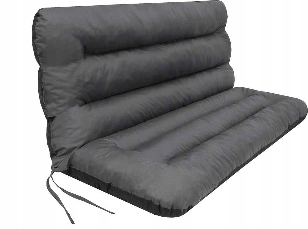 Kerti párna hintaágyhoz háttámlával, padhoz vízálló 120x110cm