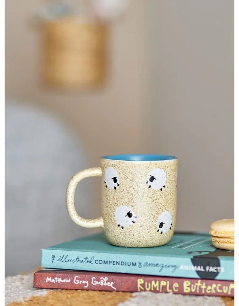 Bézs kőedény gyerek bögre 170 ml Dolly – Bloomingville Mini