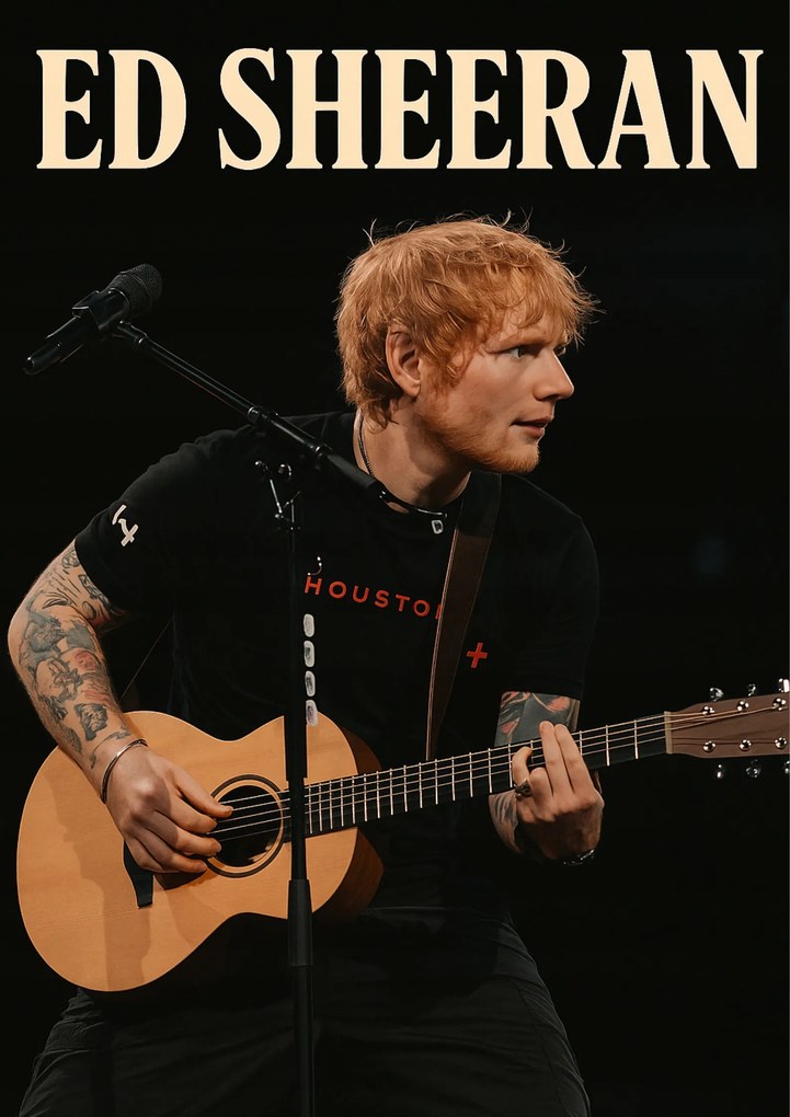 Poszter 30x40 cm Ed Sheeran