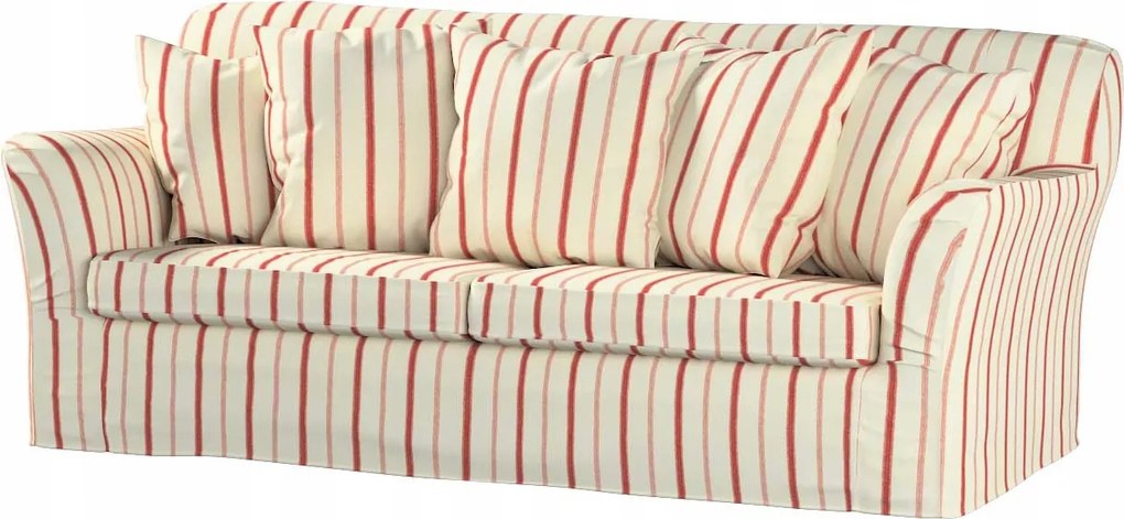 Dekoria Tomelilla 3 személyes összecsukható kanapé huzat Ikea piros