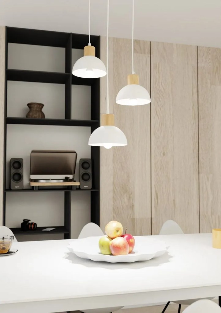 Emibig modern függeszték seco fehér emi1394/3prem