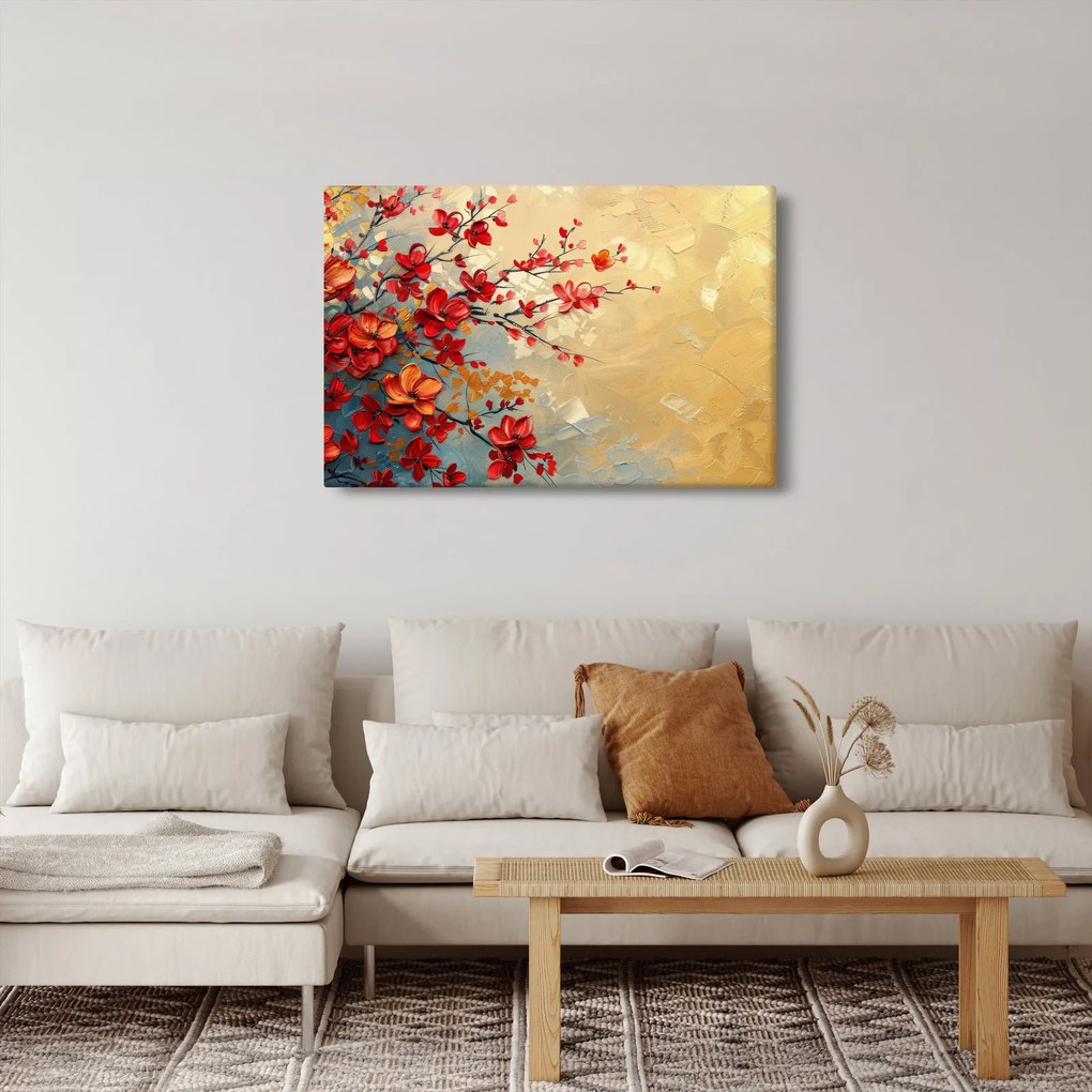 Kép - Virágzó fa (90x60 cm)