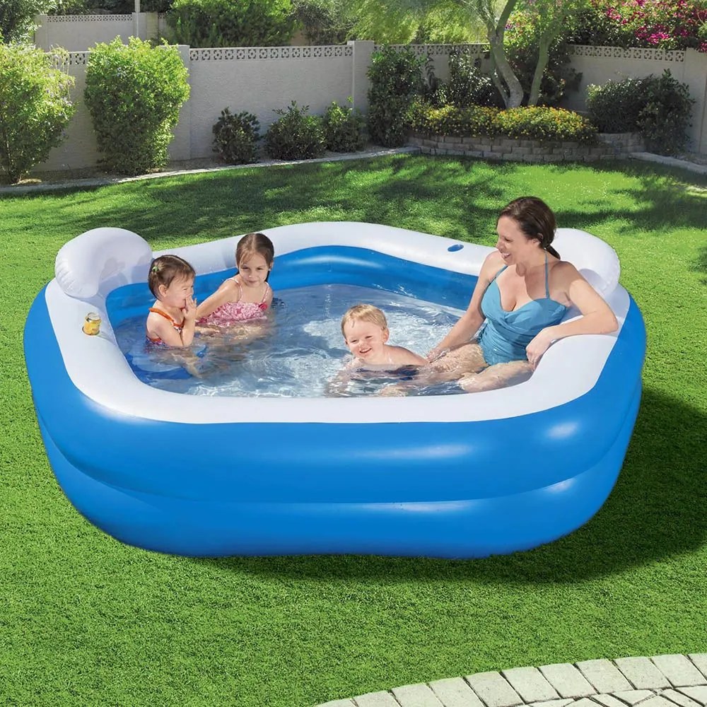 Bestway Family Fun felfújható gyerek medence 213 x 207 x 69 cm