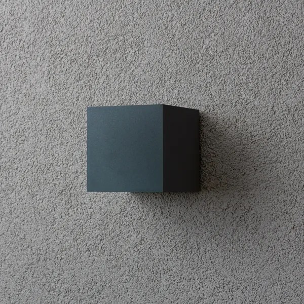 Brilagi - LED Kültéri fali lámpa CUBE LED/6W/230V antracit IP54