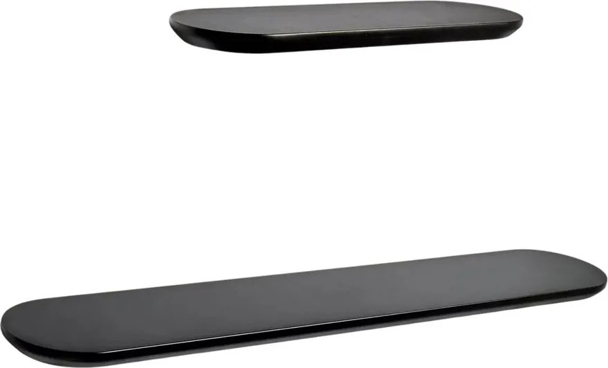 Fekete polc készlet 2 db-os 55 cm Arely – Kave Home