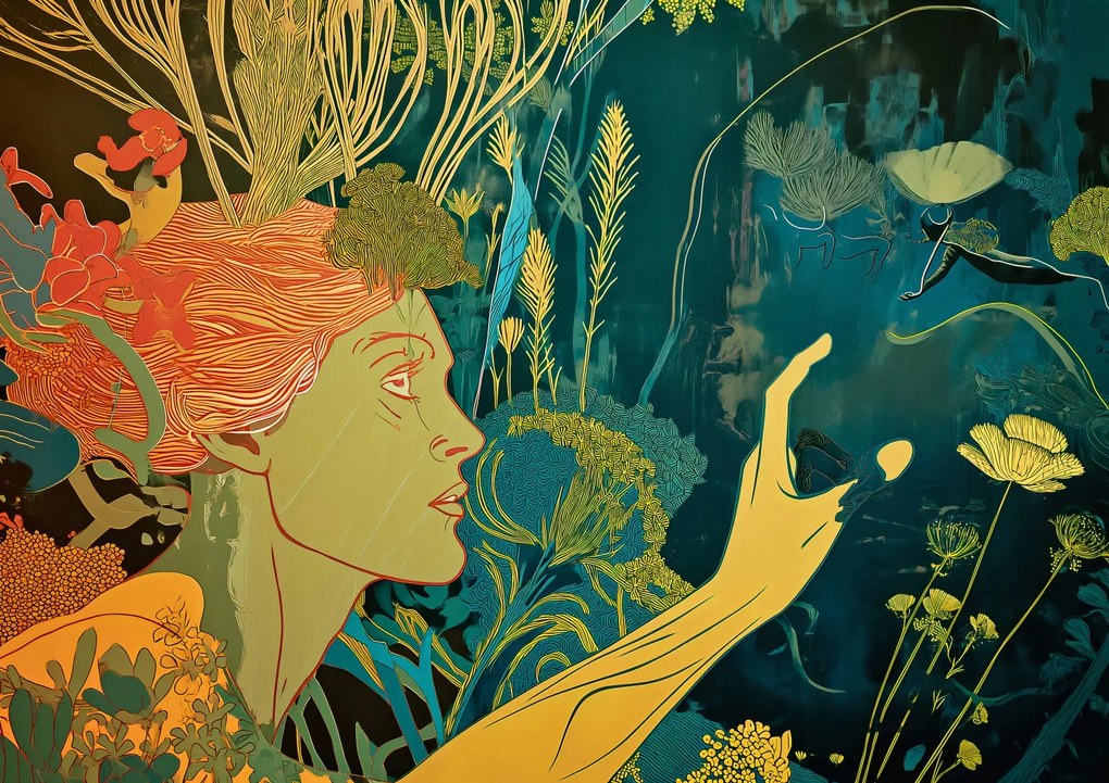 Poszter 29,7x21cm Hívás Flórába