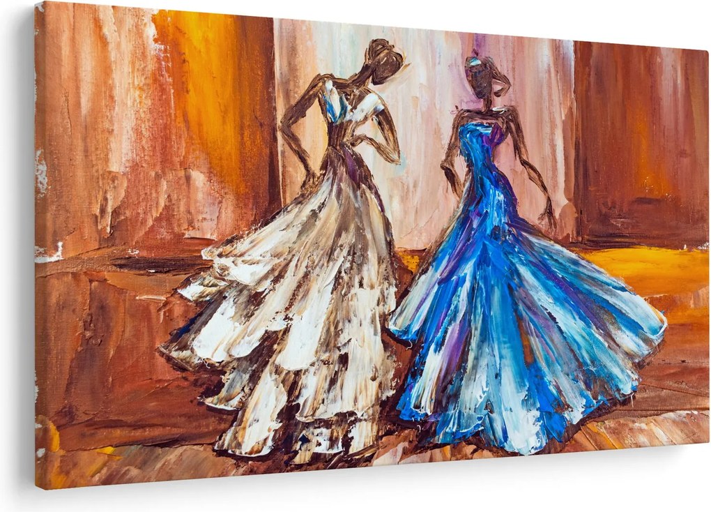 Kép - táncos, olajfestmény (90x60 cm)