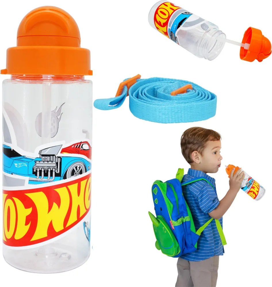 Hot Wheels Race tritan műanyag kulacs 500 ml