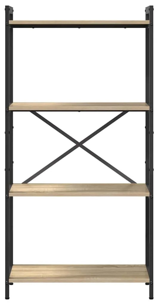 Könyvszekrény sonoma tölgy 60 x 30 x 118 cm Faanyag
