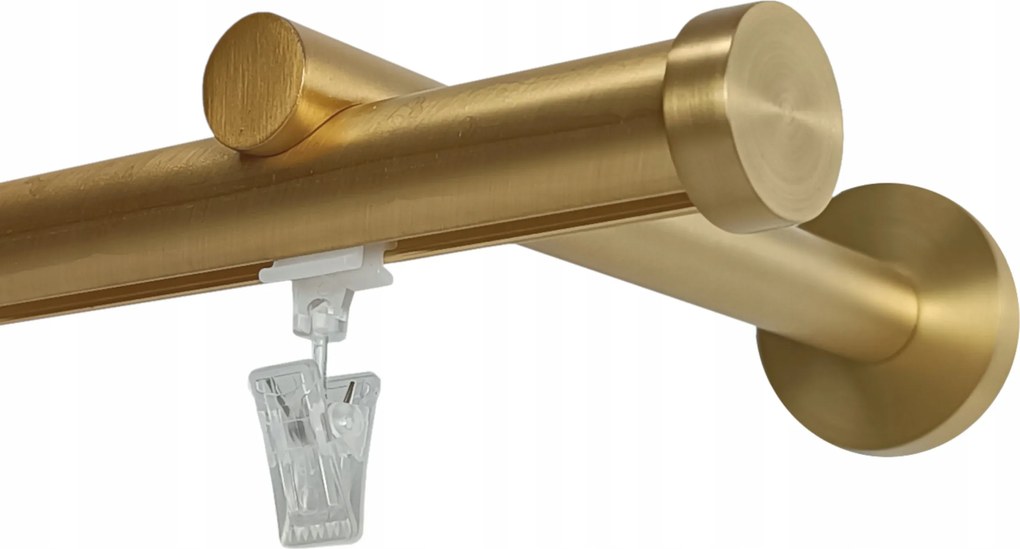 Sínkarnis Alumínium 20mm Sárgaréz Matt 320cm béka