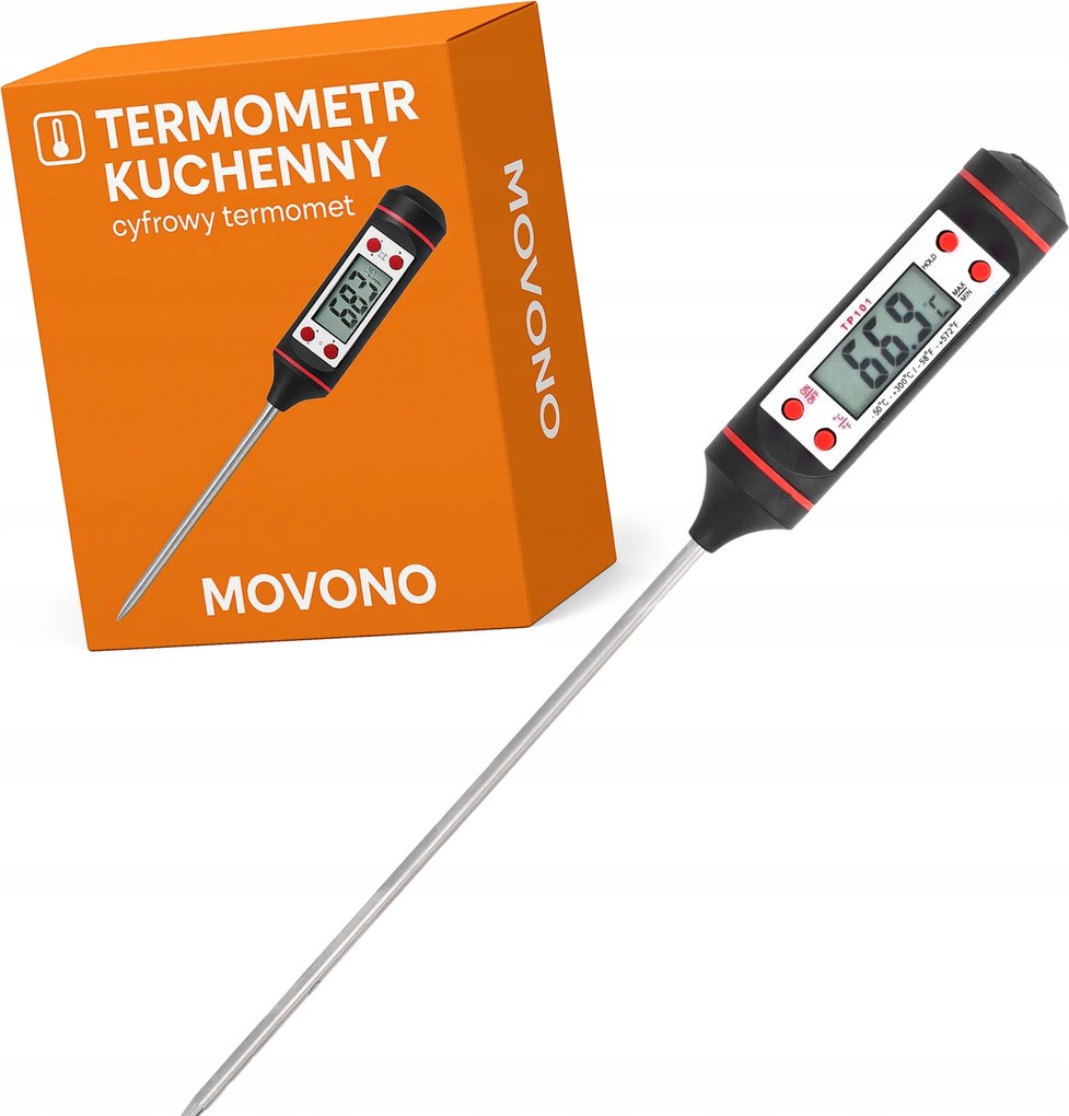 Konyhai Hőmérő Digitális LCD Bor Hús Szonda Grill Sütő