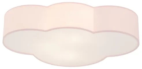 Brilagi - Gyerekszobai mennyezeti lámpa NIMBUS 4xE27/15W/230V 46x63 cm rózsaszín