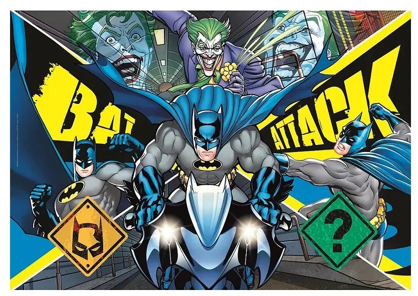 Batman Attack 104 db-os puzzle Clementoni