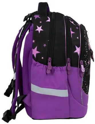 Iskolatáska, cipzáras, BELMIL Leisure Plus Sparkle like a Star, csillagok (BL3388722L)