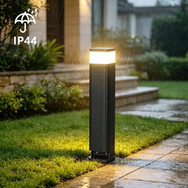 BRILAGI - Kültéri lámpa 2 SCHUKO aljzattal PILLAR 1xG9/11W/230V IP44 fekete