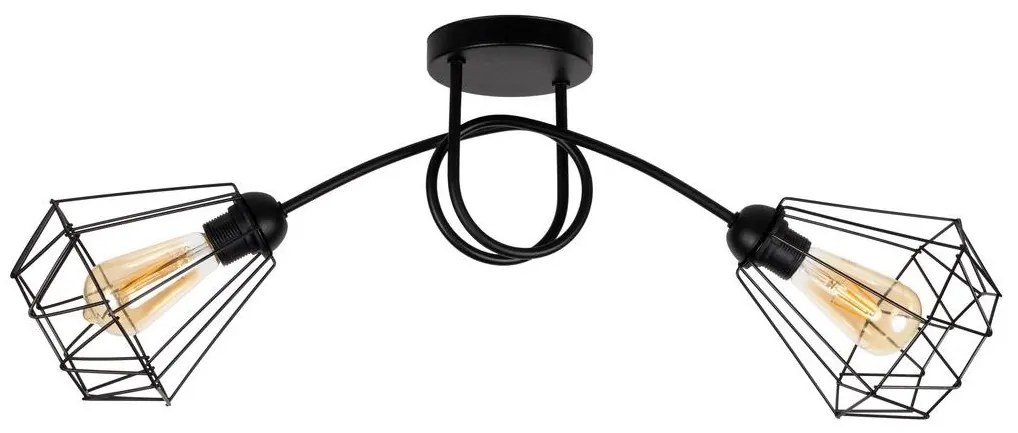 Felületre szerelhető csillár DIAMENT 2xE27/60W/230V