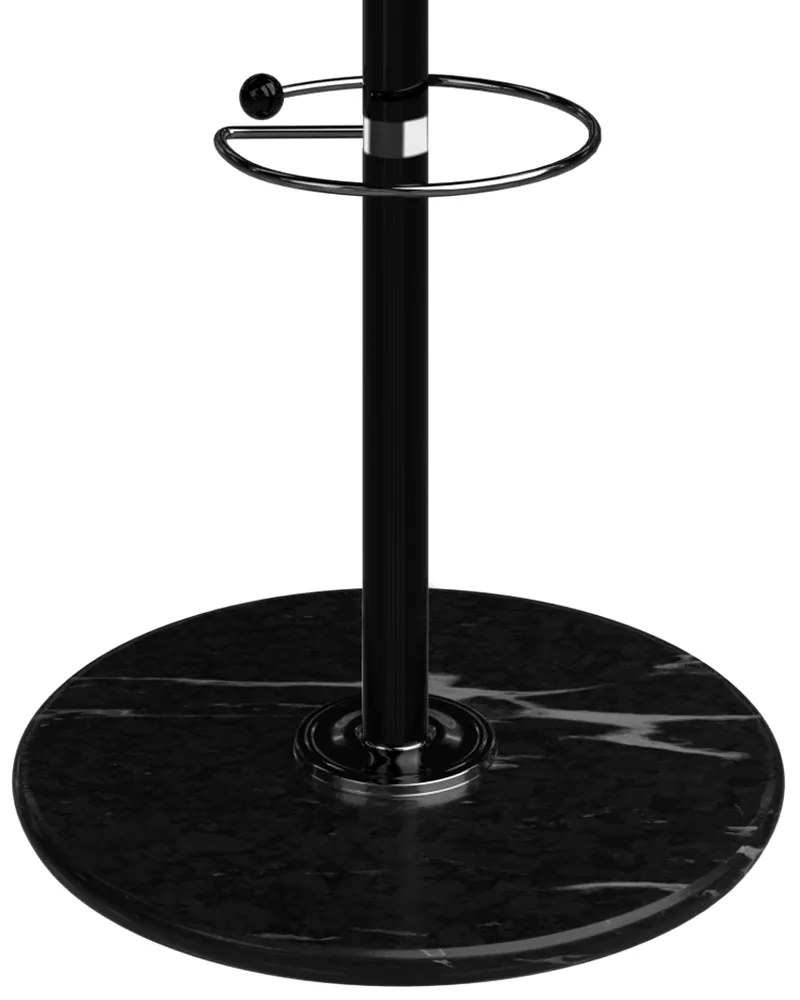 Casaria® Álló ruhafogas - fekete 173 cm