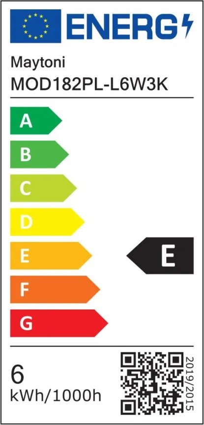 MAYTONI MOD182PL-L6W3K NEBULA Egyágú Függesztett Lámpa Fém LED IP20