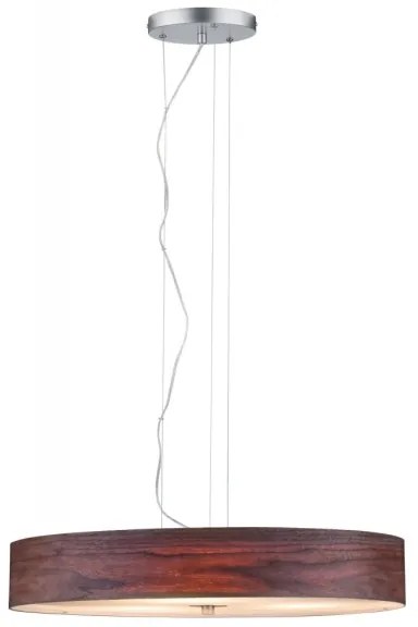 Paulmann 79686 - 3xE27/20W Csillár zsinóron NEORDIC LISKA 230V dió