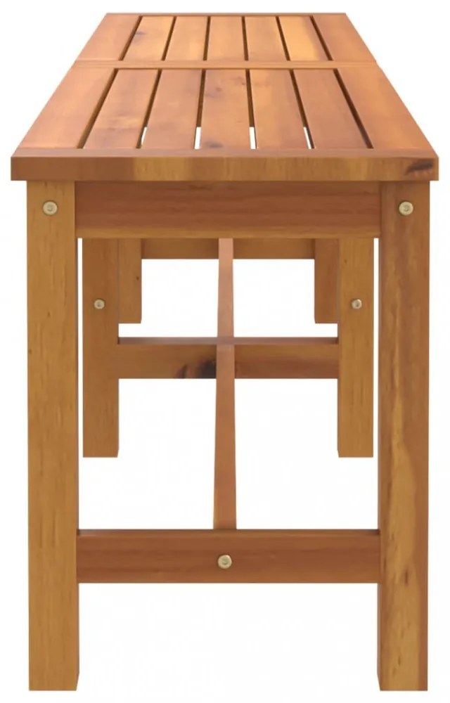 tömör akácfa kerti pad 150 x 35 x 45 cm
