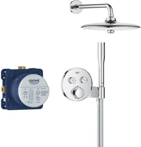 Grohe Precision SmartControl zuhanyrendszer vakolat alatti résszel együtt króm 34878000 G34878000
