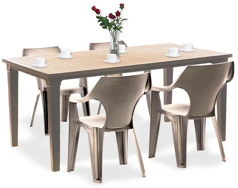 Fuante 4+1 kerti bútor garnitúra szett