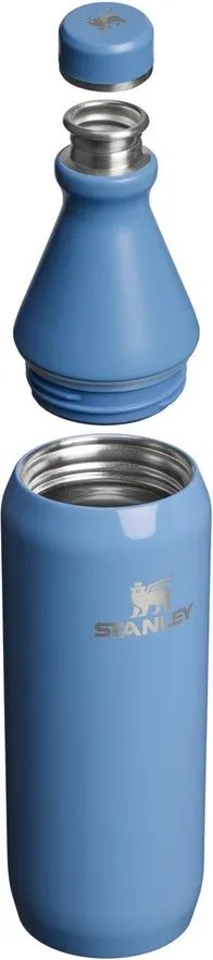 Kék rozsdamentes acél termopalack 600 ml All Day Slim Bottle Blue Sky Gloss – Stanley
